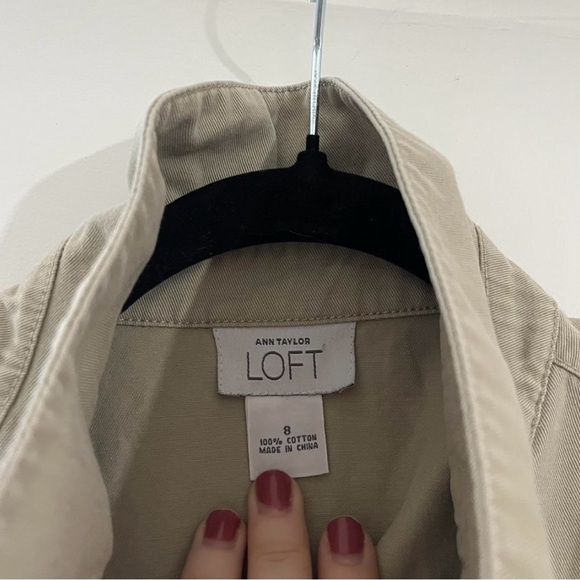 Ann Taylor The Loft Women's Tan Jacket - Picture 3 of 4